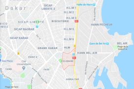 Colobane Dakar crédit à Google maps