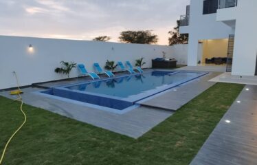 Beautiful furnished villa f5 for rent in saly
